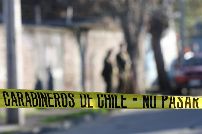 Santiago 7 de Julio 2025. Encuentran cuerpo de mujer al interior de maleta en el patio de su propia casa en la comuna de Recoleta   Javier Torres/Aton Chile