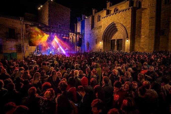 Archivo - Concierto del Festival Cáceres Irish Fleadh