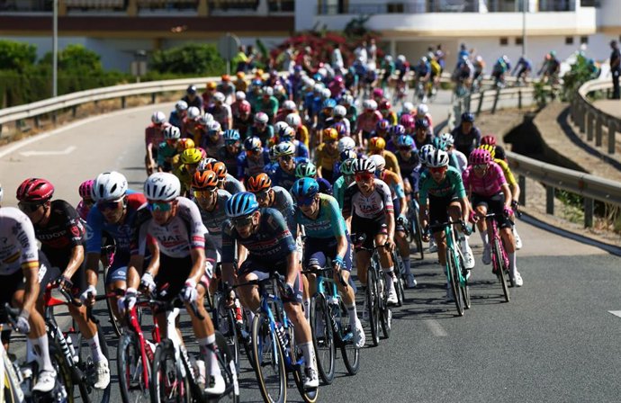 Ciclistas de La Vuelta en la etapa 19º  de la edición 2026