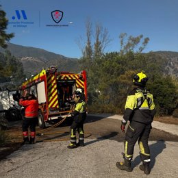 Bomberos del Cuerpo Provincial de Málaga