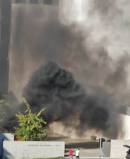 Incendio en la residencia A Eiriña