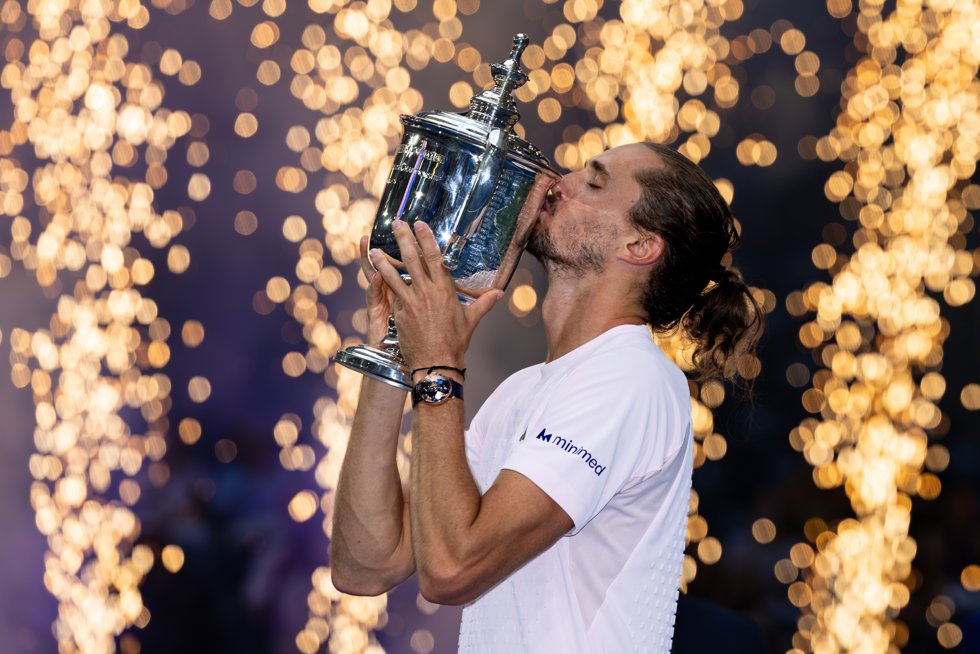Alexander Zverev celebra su victoria en el US Open 2026