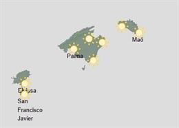 Predicción meteorológica para hoy, lunes 14 de septiembre, en Baleares: cielo despejado y niebla en Menorca