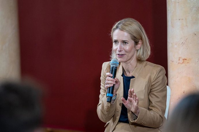 La Alta Representante de la Unión Europea para Política Exterior, Kaja Kallas, en Lituania