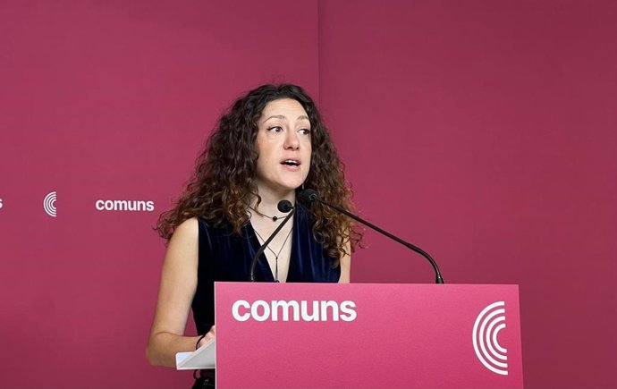 La portavoz de los Comuns y diputada en el Congreso, Aina Vidal