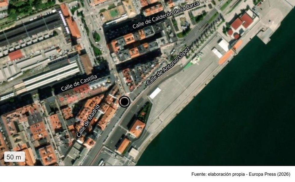 Mapa de la zona de la intervención