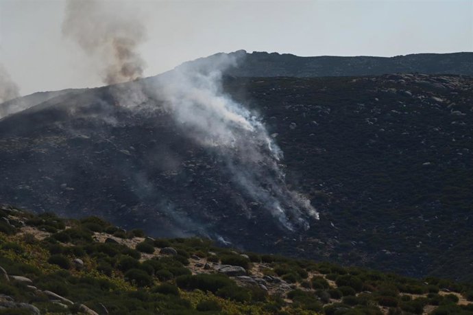 Incendio declarado en el término municipal de Tornavacas.