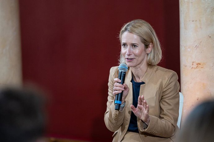 A Alta Representante da União Europeia para a Política Externa, Kaja Kallas, na Lituânia