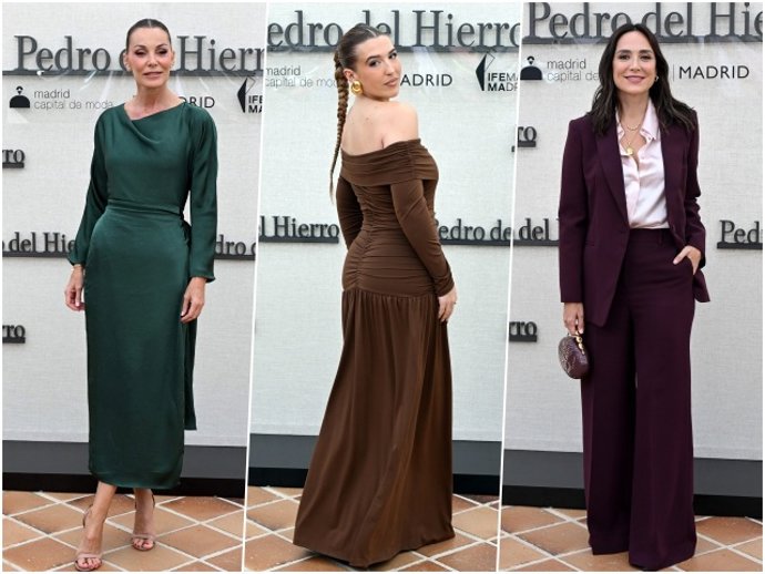 Archivo - Mar Flores, Alba Díaz y Tamara Falcó, protagonistas entre los rostros conocidos del desfile de Pedro del Hierro