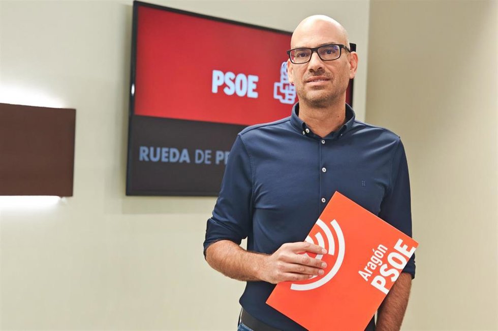 El diputado del PSOE Aragón Jorge Pastor.