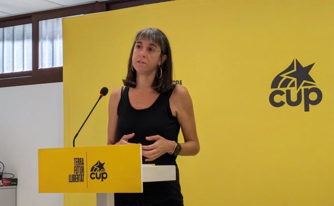 La portaveu de la CUP, Su Moreno