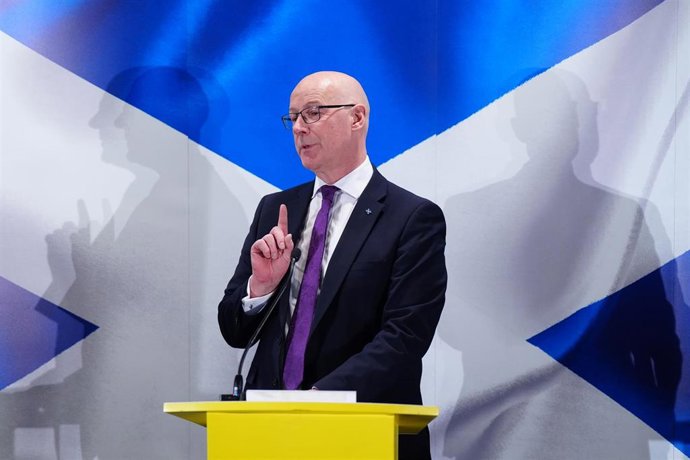 Archivo - El ministro principal de Escocia, John Swinney