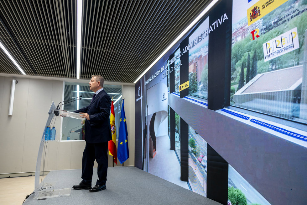  El presidente de C-LM en la inauguración de la Ciudad Administrativa de Ciudad Real.