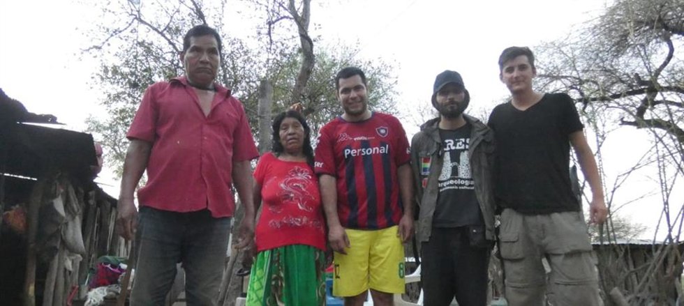 Rodaje del documental de los Ayoreo