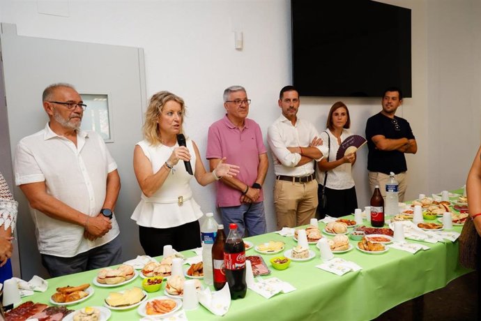 Acto de la avenida de la Paz donde intervinieron los dos alcaldes