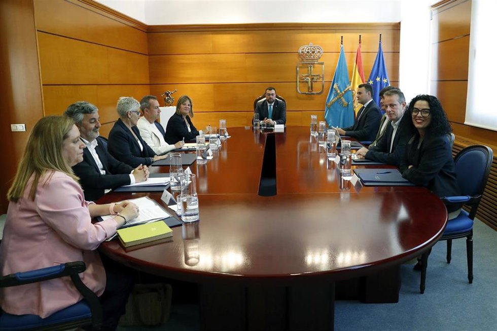 Reunión del Consejo de Gobierno de Asturias.