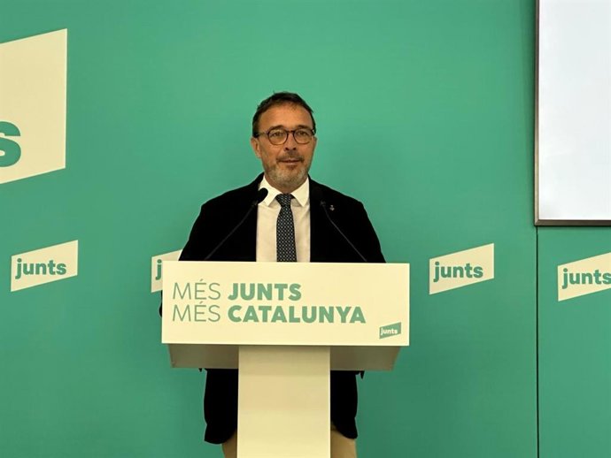 El portavoz de Junts, Josep Rius