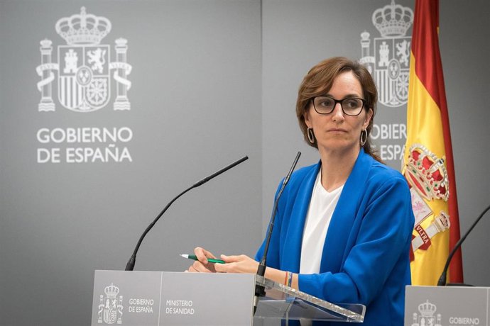 Imagen de archivo de la ministra de Sanidad, Mónica García.