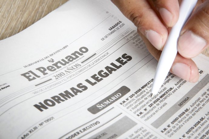 Perú.- Estas son las normas legales más importantes del jueves 10 de setiembre del 2026