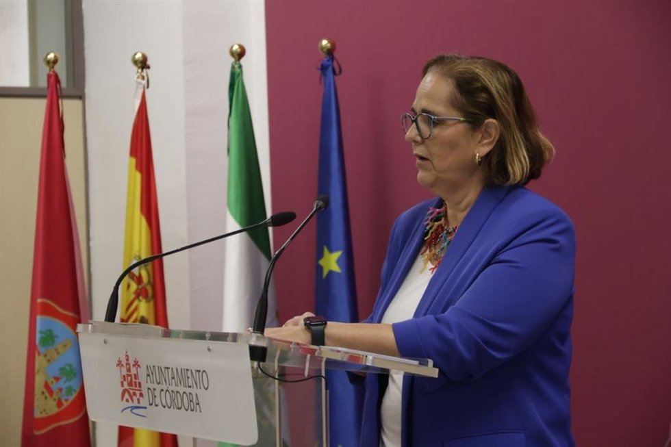 La teniente de alcalde delegada de Economía y Hacienda del Ayuntamiento de Córdoba, Blanca Torrent.