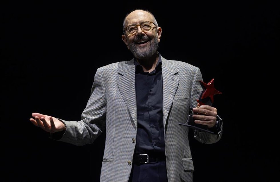 El actor Miguel Rellán recibe el Premio de Honor ‘Estrella de Madrid’, durante la inauguración del 35 Festival de Cine de Madrid, a 14 de septiembre de 2026, en Madrid (España). La 35ª edición del Festival de Cine de Madrid (FCM-PNR) se celebra en la capi