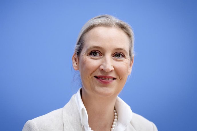 September 7, 2026, Berlin, Berlin, Deutschland: Alice Weidel bei der Bundespressekonferenz 'AfD - Auswirkungen der Landtagswahl in Sachsen-Anhalt auf die Bundespolitik' im Haus der Bundespressekonferenz. Berlin, 07.09.2026