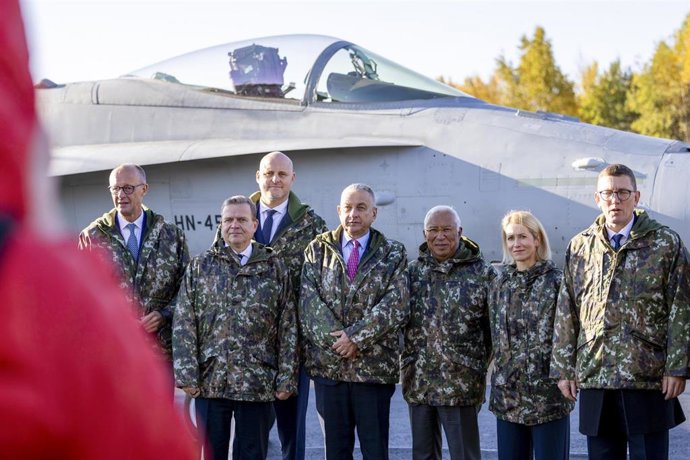 Líderes europeos durante la Cumbre Europeo del Ártico celebrada en Rovaniemi (Finlandia)