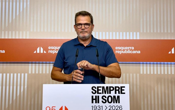 El portaveu i sotssecretari de Comunicació d'ERC, Isaac Albert