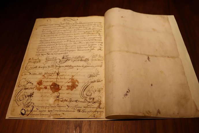 Documento original de la Real Provisión otorgada por Felipe II el 15 de julio de 1596