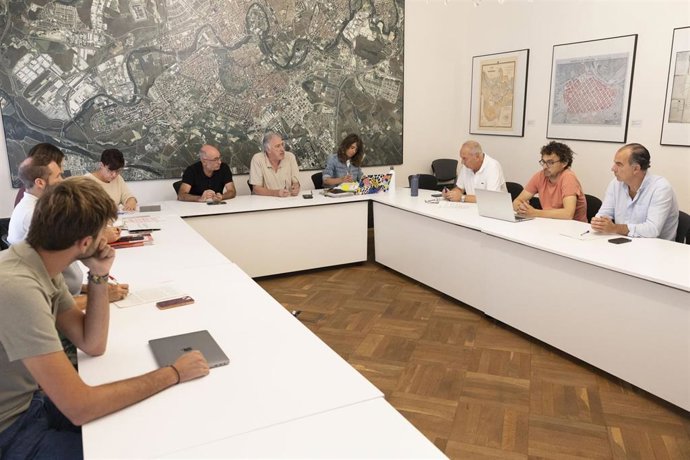 Reunión de la mesa de Erripagaña.