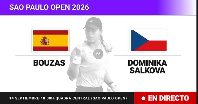 Jessica Bouzas Maneiro - Dominika Salkova: resumen y estadísticas del partido de Dieciseisavos de final de Sao Paulo Open