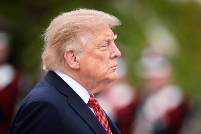 El presidente de EEUU, Donald Trump, durante su reciente viaje a Irlanda.