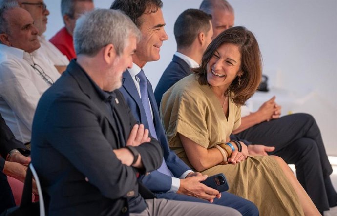 El secretario general de CC, Fernando Clavijo, en una convención del Partido Demócrata Europeo