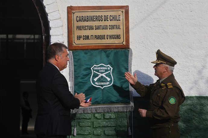 Santiago, 14 de septiembre 2026. Autoridades Inauguran de la 69na. Comisaria Temporal Parque OHiggins con motivo de nuestras Fiestas Patrias. Jonnathan Oyarzun/Aton Chile