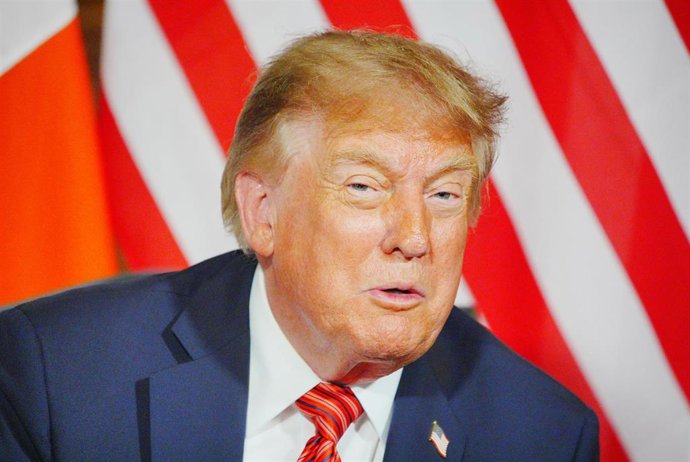 Donald Trump durante su visita a Irlanda (archivo)