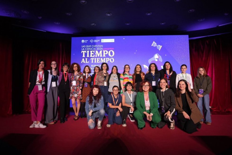 Imagen de la edición 2026 de 'Ellas y la ciencia' en Ecuador.