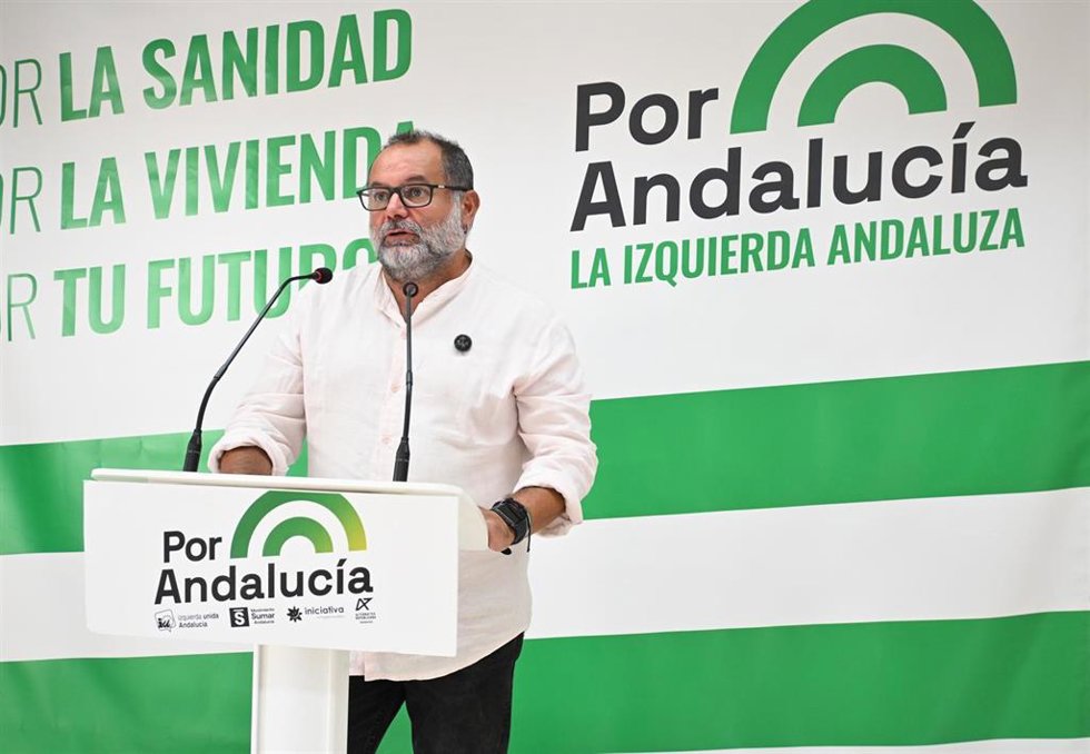 Archivo - El parlamentario de Por Andalucía Rafael Sánchez Rufo.