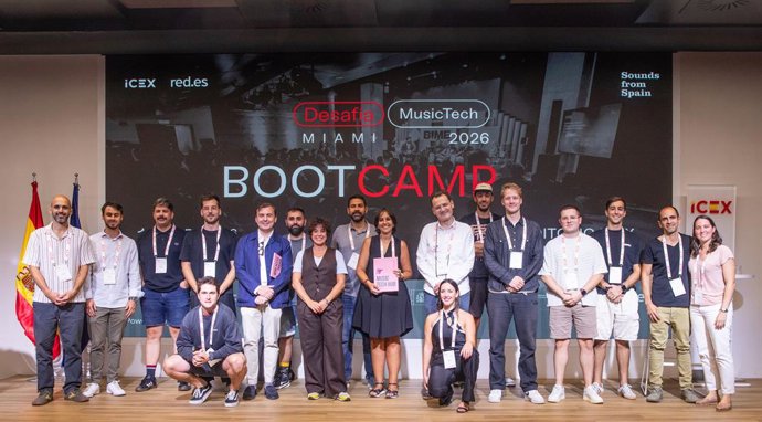 Foto de familia del 'Bootcamp' celebrado en la sede de ICEX en Madrid.