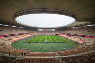 Archivo - General view of the stadium before the spanish cup, Copa del Rey, Final football match played between Athletic Club  and RCD Mallorca at La Cartuja stadium on April 6, 2024, in Sevilla, Spain.