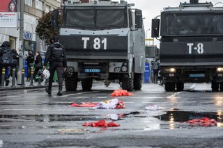 Archivo - 01 May 2026, Turkey, Istanbul: Police blocked access routes and used force to disperse crowds gathered for the May Day demonstrations to mark International Workers' Day. Photo: Abdullah Tepeli/ZUMA Press Wire/dpa