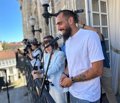Borja Iglesias, homenajeado por partida doble en Santiago: "Siempre me sentí un compostelano orgulloso, hoy aún más"