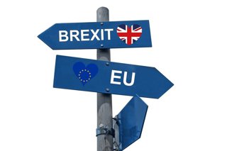 Cartel del Brexit y de Europa  UNIÓN DE UNIONES  (Foto de ARCHIVO)  28/4/2021