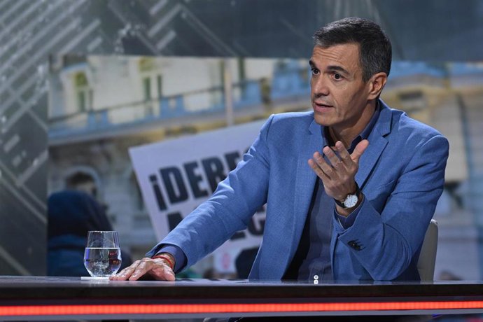 El presidente del Gobierno, Pedro Sánchez, durante su entrevista en el programa ‘El Intermedio’ de la Sexta, a 14 de septiembre de 2026, en Madrid (España).