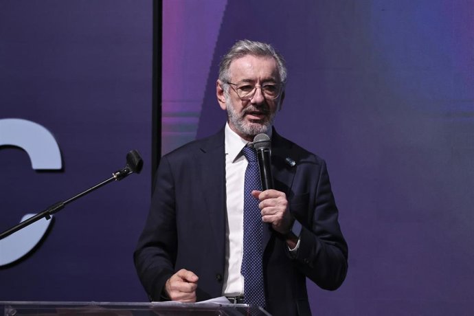 Archivo - El ministro de Desarrollo, Industria y Comercio Exterior de Brasil, Márcio Elias Rosa, en la inauguración oficial del Encuentro Internacional de la Industria de la Construcción (ENIC) 2026