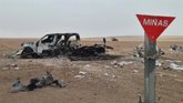 Foto: Investigan por posible contrabando la explosión de una camioneta al explotar tras entrar en Chile por un campo minado