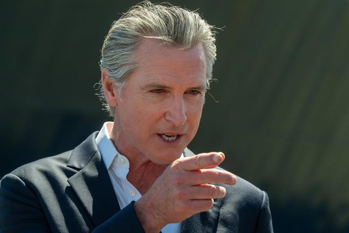 El gobernador de California, Gavin Newsom, en una fotografía de archivo