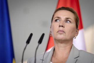 August 27, 2026, Berlin, Berlin, Deutschland: Mette Frederiksen bei der Pressekonferenz nach den Gesprächen des Bundeskanzlers mit den Staats- und Regierungschefs der Like-Minded Staaten Niederlande, Ã–sterreich, Finnland und Dänemark über den kommenden E
