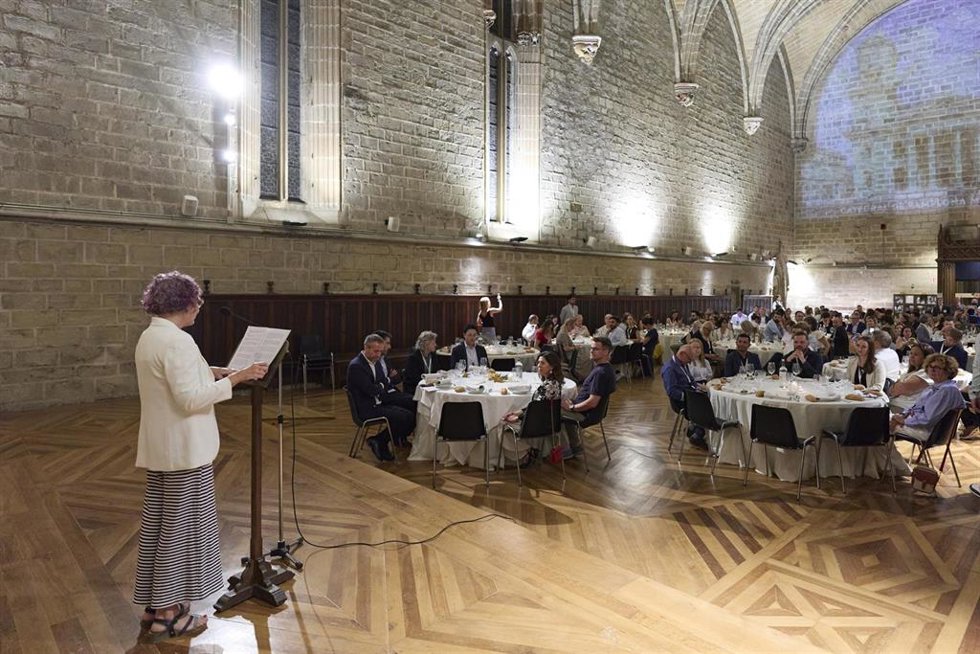 La consejera Esnaola, en la apertura del evento.