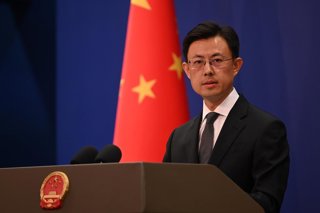 Archivo - Imagen de archivo de Guo Jiakun, portavoz del Minsiterio de Exteriores de China.