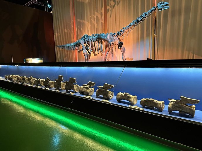 Dinosaurio en la Fundación Dinópolis.